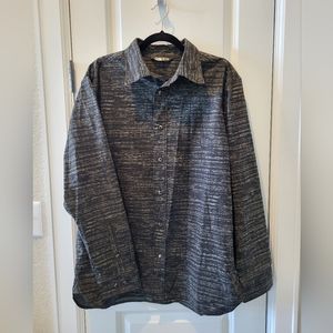 Men's long sleeve north face button down